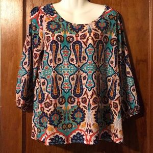 Black Rain Medium Blouse